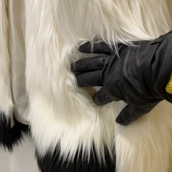 NWOT Michael Kors Dip-Dye Teddy Faux Fur Jacket - Medium - Picture 8 of 13